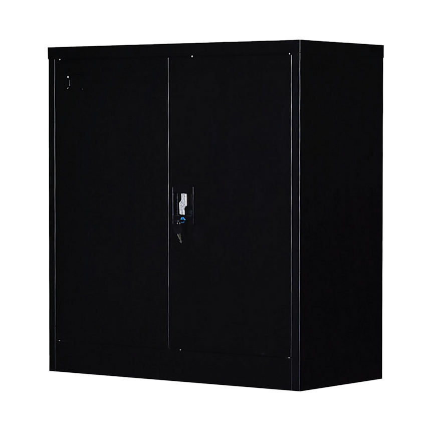 Two-Door Shelf Office Gym Filing Storage Locker Cabinet Safe