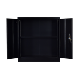 Two-Door Shelf Office Gym Filing Storage Locker Cabinet Safe