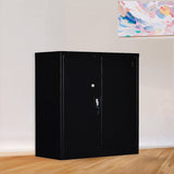 Two-Door Shelf Office Gym Filing Storage Locker Cabinet Safe