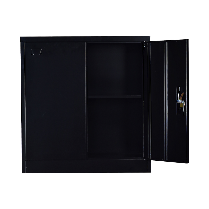 Two-Door Shelf Office Gym Filing Storage Locker Cabinet Safe