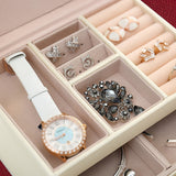 Jewellery Storage Box Girls Rings Necklaces Display Organiser Storage Case