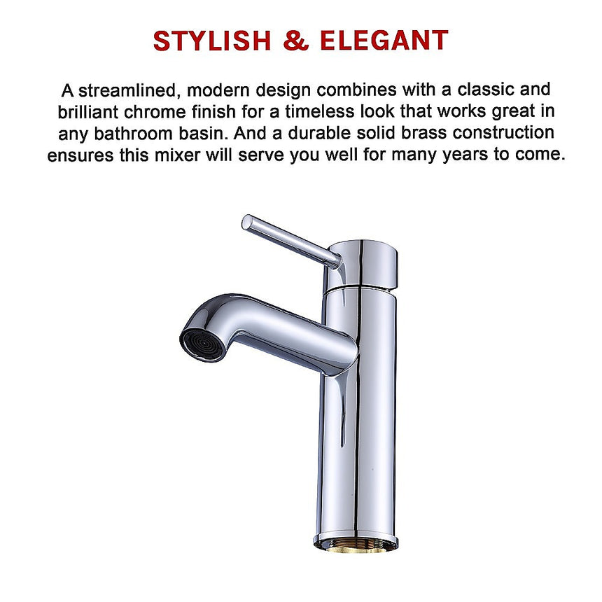 Basin Mixer Tap Faucet -Kitchen Laundry Bathroom Sink