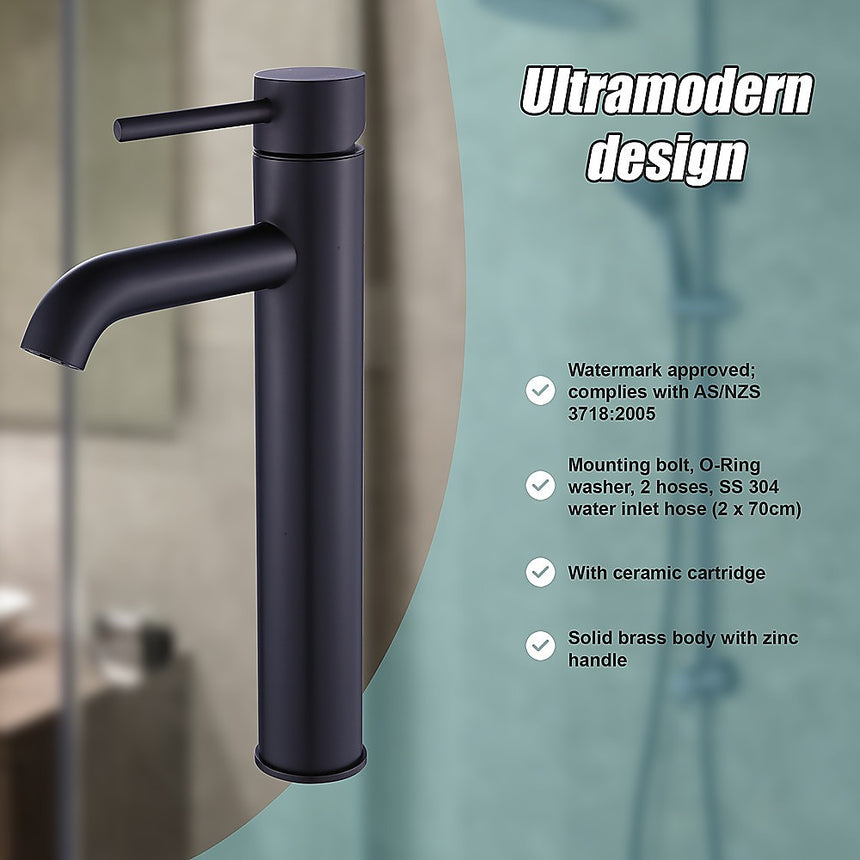 Tall Basin Mixer Tap Faucet -Kitchen Laundry Bathroom Sink