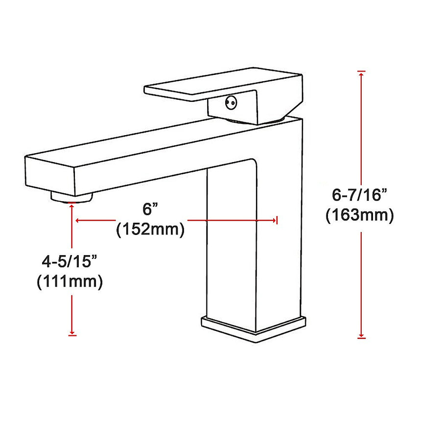 Basin Mixer Tap Faucet -Kitchen Laundry Bathroom Sink