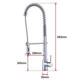 Basin Mixer Pull-Out Kitchen Tap Faucet Laundry Sink