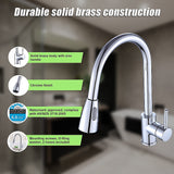 Basin Mixer Pull-Down Tap Faucet -Kitchen Laundry Bathroom Sink