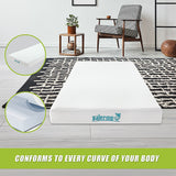 Palermo King Single Mattress Memory Foam Green Tea Infused CertiPUR Approved