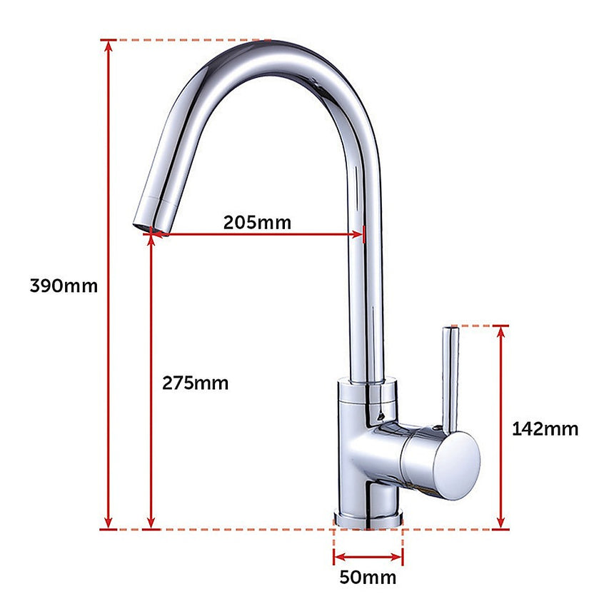 Kitchen Mixer Tap Faucet for Basin Laundry Sink