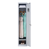 One-Door Office Gym Shed Clothing Locker Cabinet