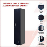 One-Door Office Gym Shed Clothing Locker Cabinet