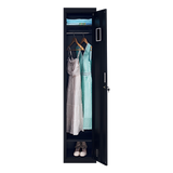 One-Door Office Gym Shed Clothing Locker Cabinet