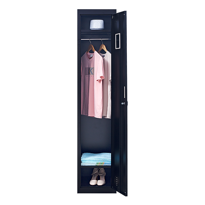 One-Door Office Gym Shed Clothing Locker Cabinet