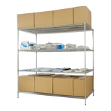 Modular Wire Storage Shelf 1500 x 600 x 1800mm Steel Shelving