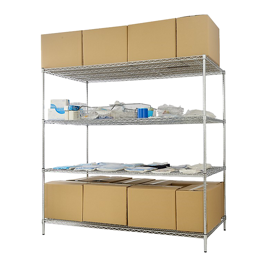 Modular Wire Storage Shelf 1500 x 600 x 1800mm Steel Shelving