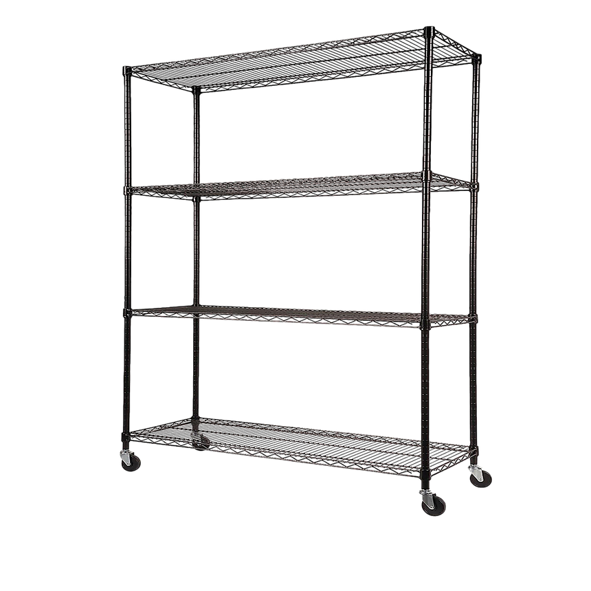 Modular Wire Storage Shelf 1200 x 600 x 1800mm Steel Shelving