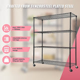 Modular Wire Storage Shelf 1200 x 600 x 1800mm Steel Shelving