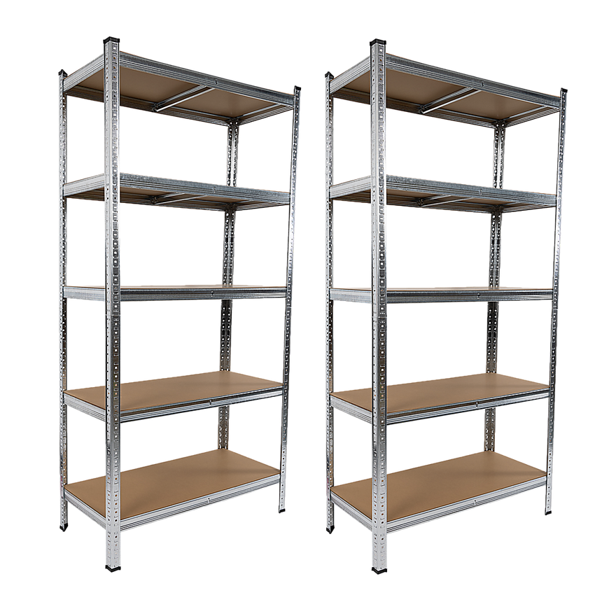 2 x 1.8M Garage Shelving Warehouse Rack Storage Shelves Pallet Racking