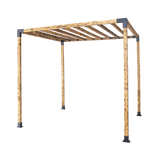 Roof Pergola Gazebo Shed Matte Black Steel Brackets DIY Kits