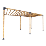 Roof Pergola Gazebo Shed Matte Black Steel Brackets DIY Kits