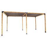 Roof Pergola Gazebo Shed Matte Black Steel Brackets and Black Screen DIY Kits