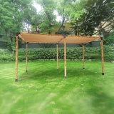 Roof Pergola Gazebo Shed Matte Black Steel Brackets and Coffee Screen DIY Kits