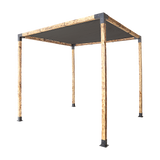 Roof Pergola Gazebo Shed Matte Black Steel Brackets and Black Screen DIY Kits