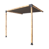 Roof Pergola Gazebo Shed Matte Black Steel Brackets and Black Screen DIY Kits