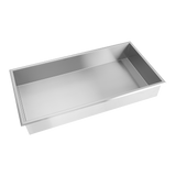 641 x 336 x 101mm Shower Niche Single Shelf Organizer No Tile Needed in Stainless Steel