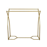 Commercial Clothing Garment Rack Retail Shop in Gold