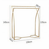 Commercial Clothing Garment Rack Retail Shop in Gold