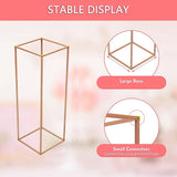 Rose Gold Metal Flower Stand