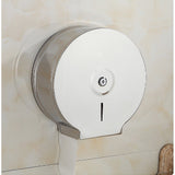 Toilet Paper Towel Dispenser Brushed Stainless Steel Wall-Mounted Bathroom Tissue