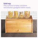 Bamboo Bread Box Kitchen Storage