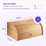 Bamboo Bread Box Kitchen Storage