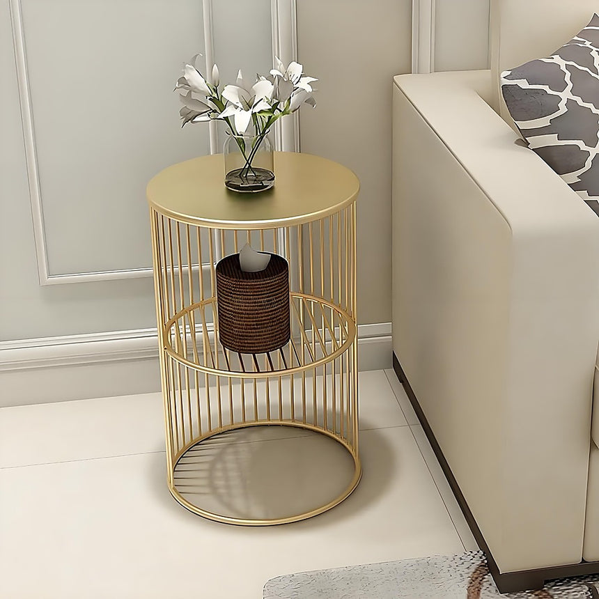 Round Side Table Bedside Bedroom Lounge Furniture