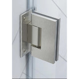 90° Stainless steel Glass Shower Door L-Hinge in Chrome