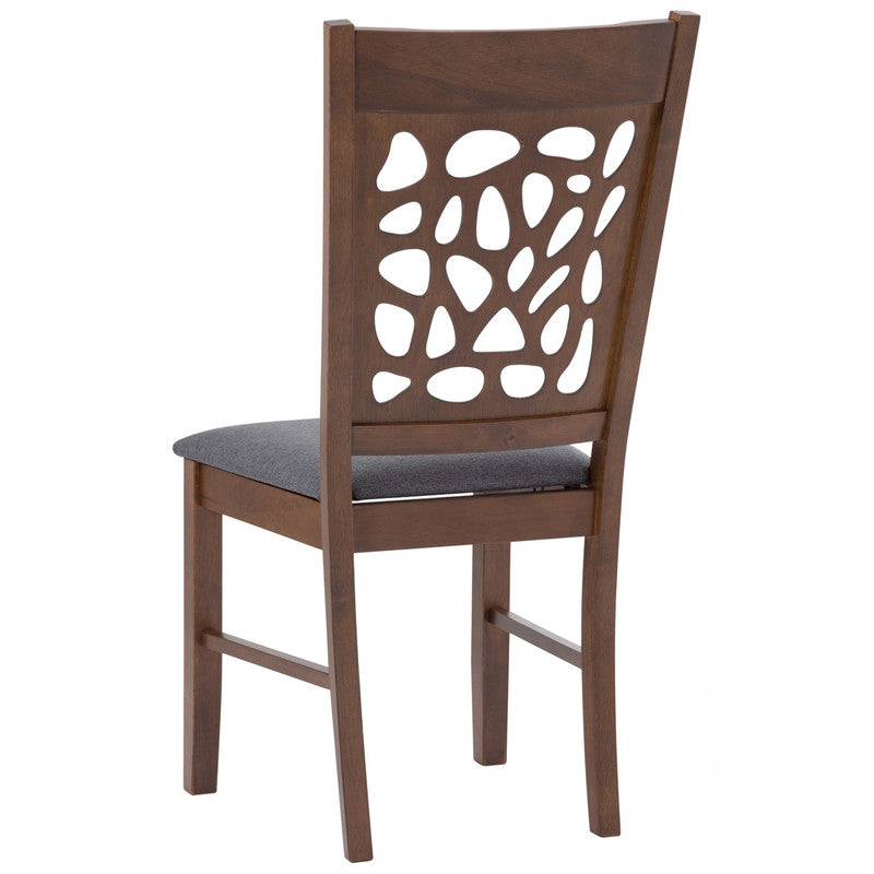 Asbel Timber Dining Chair x2  - Cocoa