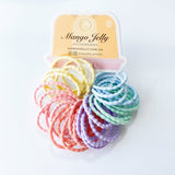 MANGO JELLY Kids Hair Ties (3cm) - Bubbly Candy - Three Pack