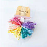 MANGO JELLY Kids Hair Ties (3cm) - Lace Candy - Six Pack