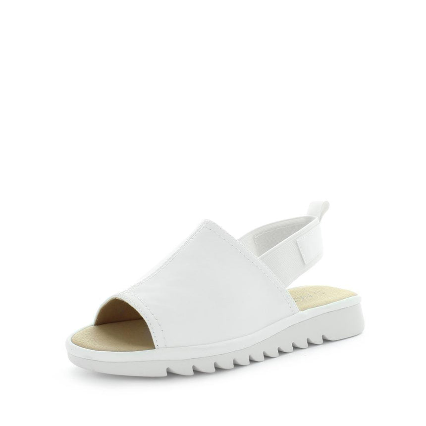 AEROCUSHION Women's MARLY Sandals White Shoe 10US