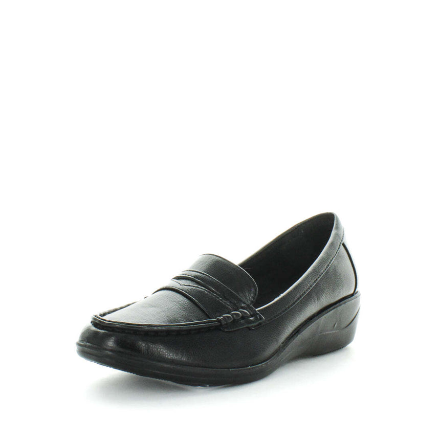 AEROCUSHION Women's MAZEL Loafers / Slip ons Black Shoe 6US