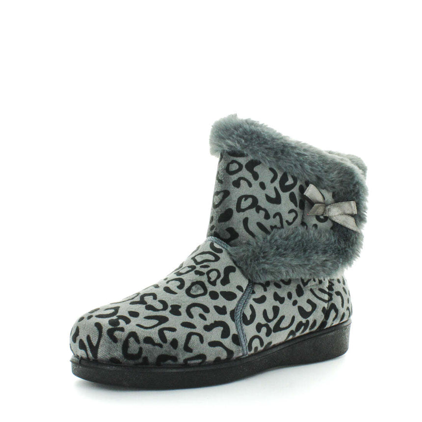 Panda PELLIDY Slippers Uggs Grey Leopard Shoe 10