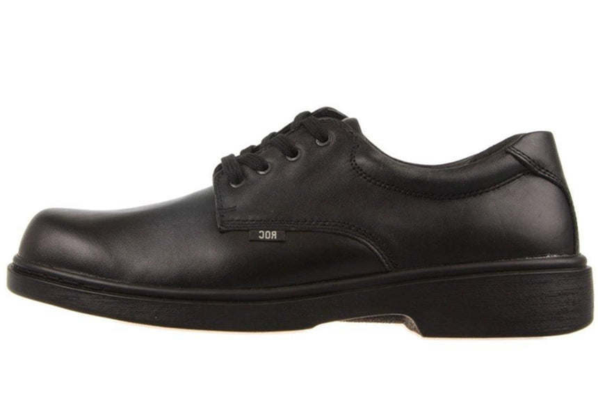 ROC SHOES Boy's STROBE-Y School Black Shoe 13US