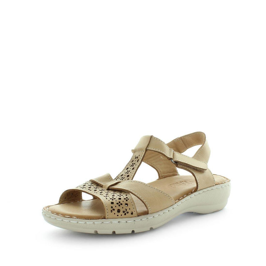 SOFT TREAD ALLINO Women's BORA Sandals Beige Shoe 39EU