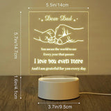 NNEOBA Dad Night Lamp - Perfect Gift for Father's Day