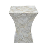 GLEESON MOTHER OF PEARL HAND MADE SIDE TABLE