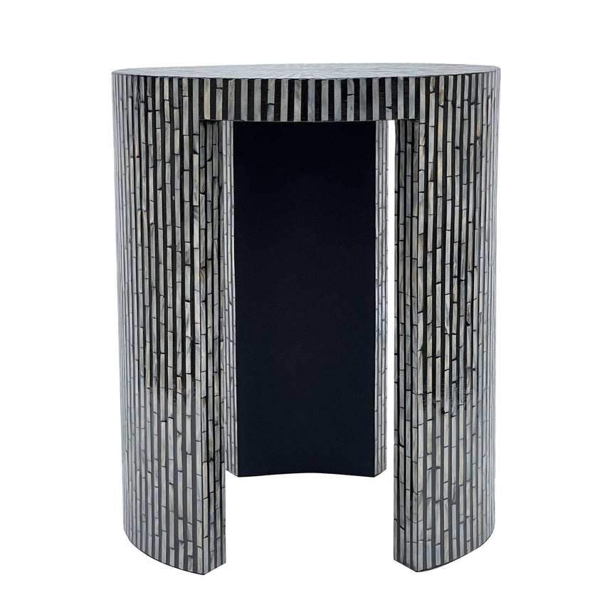 MONO MOTHER OF PEARL HAND MADE SIDE TABLE