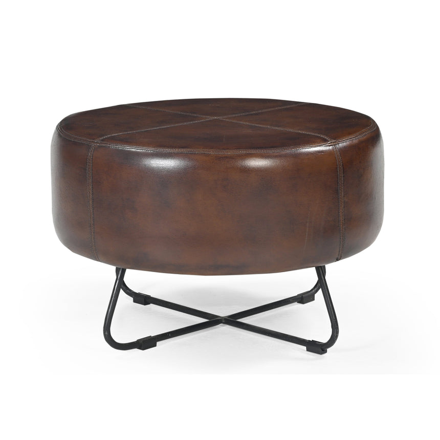 BOLERO LEATHER COFFEE TABLE/OTTOMAN