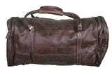 OVERNIGHT LEATHER DUFFLE BAG