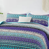 Tranquil Quilted coverlet and pillowcovers set: Perfect for Relaxation - Queen size